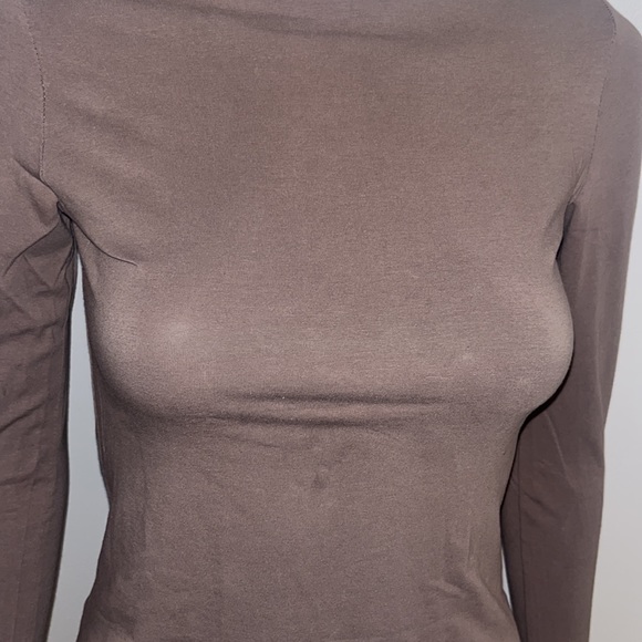 Tan womens long sleeve T-shirt size M - Picture 5 of 7